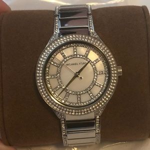 Michael Kors Silver Diamond Watch
